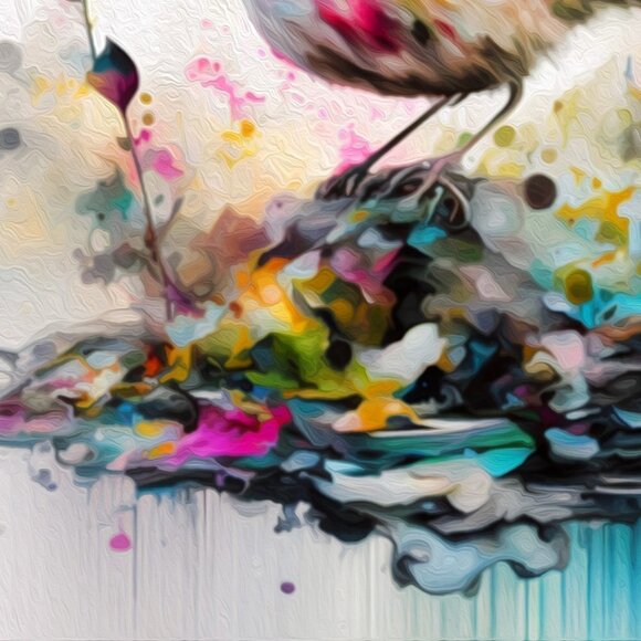 4x6 Chickadee Watercolor Illustration Art Oil Painting Print - Picture 6 of 9